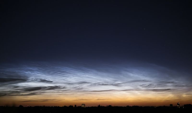 Noctilucent Clouds From My Living Room